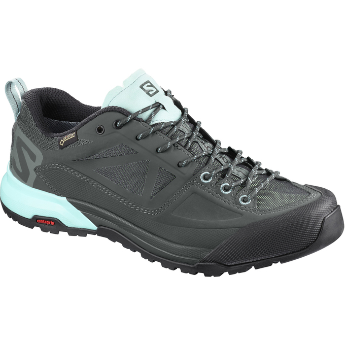 SALOMON X ALP SPRY GTX® W Philippines - Men's Hiking Boots - Light Blue/Black | 712560-BDH